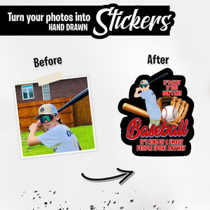 Personalized Stickers for It's ok if you don't like Baseball