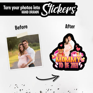 Personalized Stickers for Mommy to be