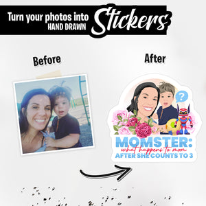 Personalized Stickers for Momster