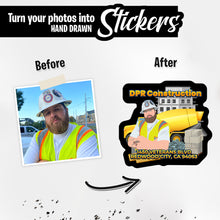 Load image into Gallery viewer, Personalized Stickers for Name &amp; Address Truck
