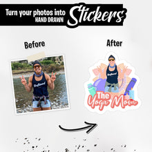 Load image into Gallery viewer, Personalized Stickers for Personalized Yoga Mom

