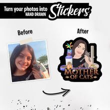 Load image into Gallery viewer, Personalized Stickers for Personalized mother of cats
