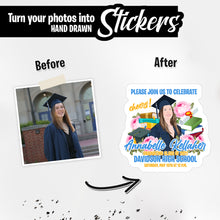 Load image into Gallery viewer, Personalized Stickers for Please Join Us to Celebrate Graduation
