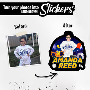 Personalized Stickers for Soccer Name & Picture