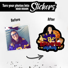 Load image into Gallery viewer, Personalized Stickers for Sports Mom

