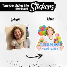 Load image into Gallery viewer, Personalized Stickers for Thanks for Coming to My Party
