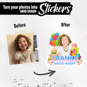 Personalized Stickers for Thanks for Coming to My Party