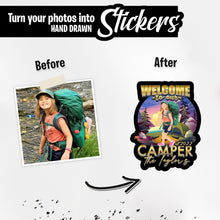 Load image into Gallery viewer, Personalized Stickers for Welcome to Our Camper
