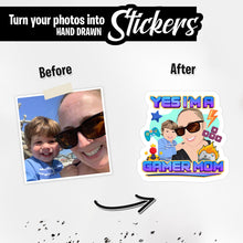 Load image into Gallery viewer, Personalized Stickers for Yes Im a Gamer
