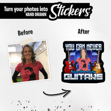 Load image into Gallery viewer, Personalized Stickers for You Can Never Have to Many Guitars
