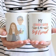 Load image into Gallery viewer, Personalized To My Granddaughter Coffee Mug
