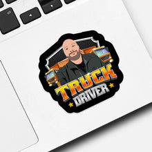 Load image into Gallery viewer, Personalized Truck Driver Sticker designs customize for a personal touch

