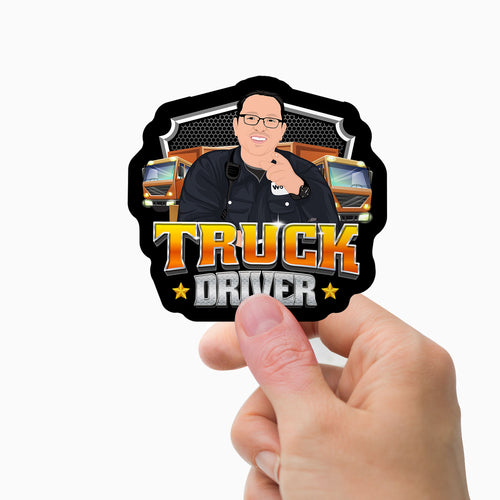 Personalized Truck Driver Stickers Personalized