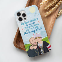 Load image into Gallery viewer, Personalized phone case To The World Dad
