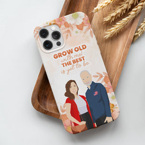 Personalized phone case of the Growing Old Anniversary