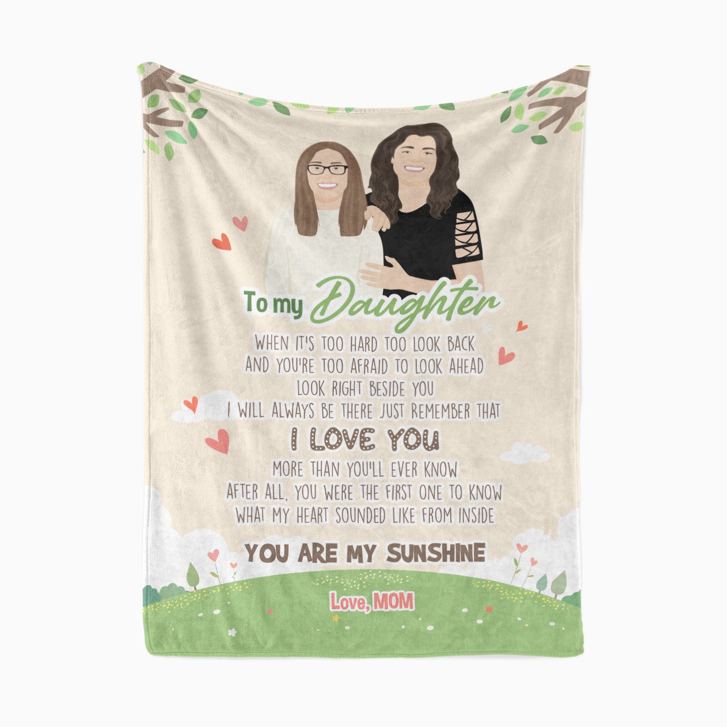 Personalized blankets best sale for daughter