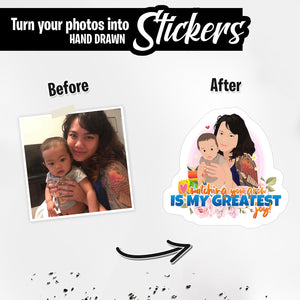 Personalized Stickers for Custom Mom and Baby