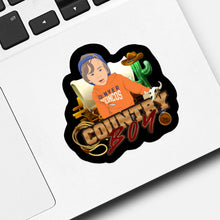 Load image into Gallery viewer, Personalzied country boy  Sticker designs customize for a personal touch

