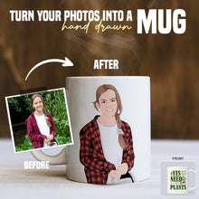 Load image into Gallery viewer, Plant Lady Mug Sticker designs customize for a personal touch
