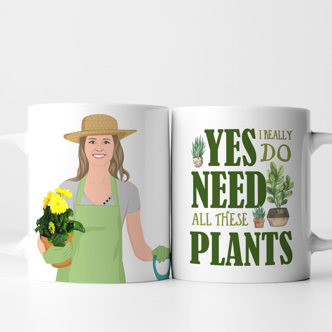 Plant Lady Mug Stickers Personalized