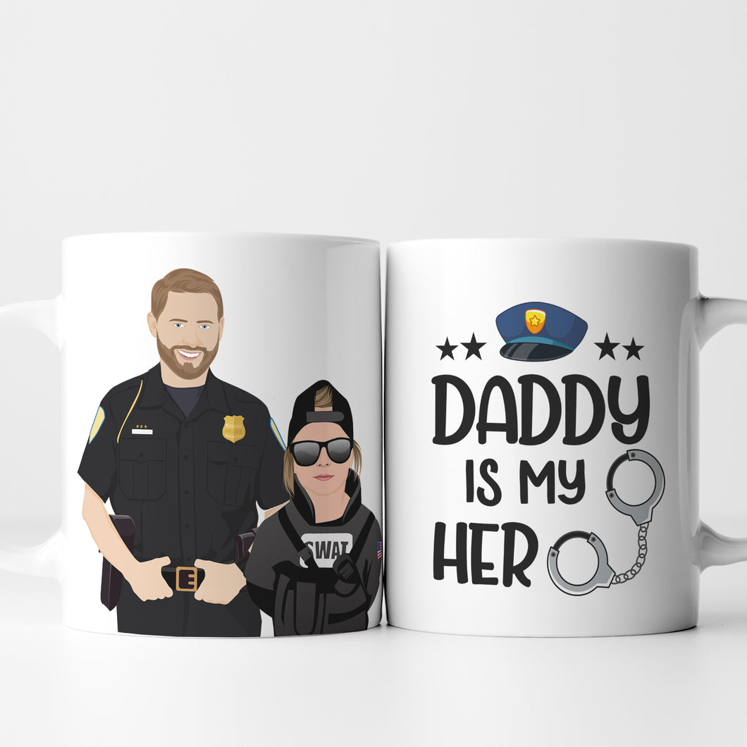 Police Mug Stickers Personalized