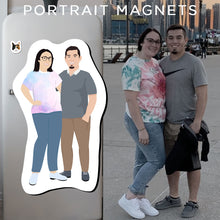 Load image into Gallery viewer, Custom Portrait Magnets
