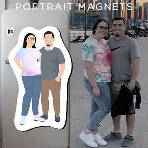 Custom Portrait Magnets