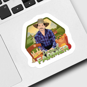 Proud Farmer Sticker designs customize for a personal touch