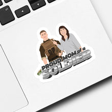 Load image into Gallery viewer, Proud Mom of A Soldier Sticker designs customize for a personal touch
