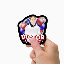 Load image into Gallery viewer, Red White and Blue Name Magnets Personalized
