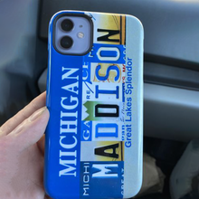 Load image into Gallery viewer, Custom License Plate Phone Case
