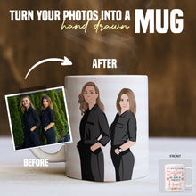 Load image into Gallery viewer, Sister By Heart Custom Best Coffee Mug
