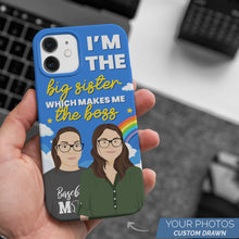 Load image into Gallery viewer, Personalized Custom Big Little Sister Phone Case
