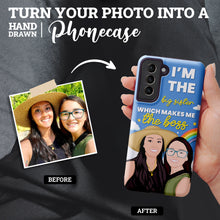 Load image into Gallery viewer, Personalized Big Sister Little Sister unique Phone Case
