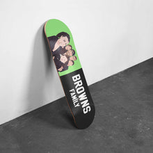 Load image into Gallery viewer, Custom Drawn Family Skateboard Wall Art
