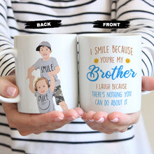 Load image into Gallery viewer, Smile Brother Personalized Coffee Mug
