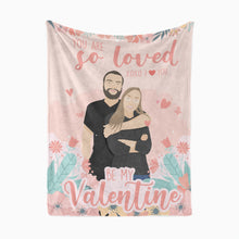 Load image into Gallery viewer, So Loved Personalized Unique Blanket
