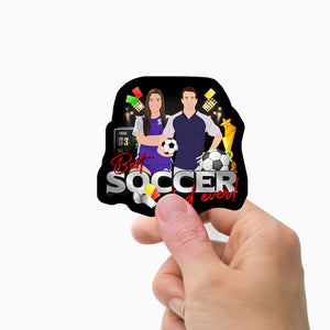 Soccer Dad Stickers Personalized