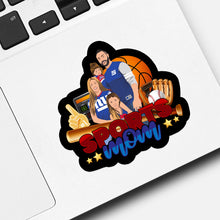 Load image into Gallery viewer, Sports Mom Sticker designs customize for a personal touch
