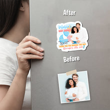 Load image into Gallery viewer, Thank You for Sharing Day Baby Shower Magnet designs customize for a personal touch

