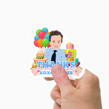 Load image into Gallery viewer, Thanks for Coming to My Party Sticker Personalized
