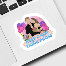 Load image into Gallery viewer, Think Calm Think Prom Sticker designs customize for a personal touch
