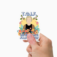 Load image into Gallery viewer, This Grandma is Fabulous Sticker Personalized
