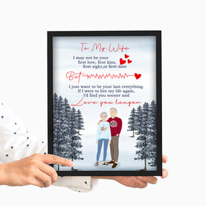 To My Wife Personalized Frame