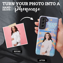 Load image into Gallery viewer, Turn Your Photo in to Custom Design Baby Boy Loading Me Phone Cases
