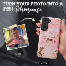 Load image into Gallery viewer, Turn Your Photo in to Custom Design I Cherish My Granddaughter Phone Cases
