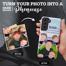 Load image into Gallery viewer, Turn Your Photo in to Custom Design My Dad is My Hero Phone Cases
