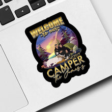 Load image into Gallery viewer, Welcome to Our Camper Sticker designs customize for a personal touch
