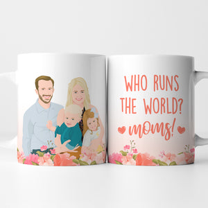Who runs the World MOM Personalized Mug