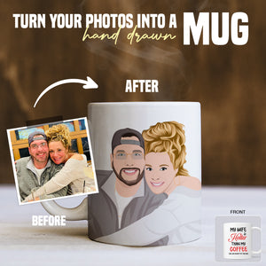 Wife Mug Sticker designs customize for a personal touch